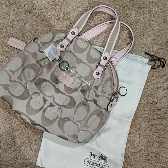 Coach Handbags - Coach  signature crossbody/shoulder bag